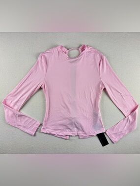 S Deer Pink Long Sleeve Top